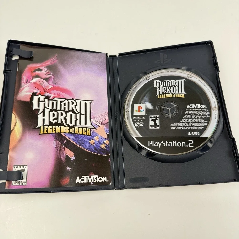 Guitar Hero 3 III: Legends of Rock (Sony PlayStation 2) PS2 Complete W/ Manual